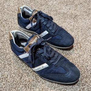 Bugatti Men's River Trainers Navy/Tan Size 8 Shoes